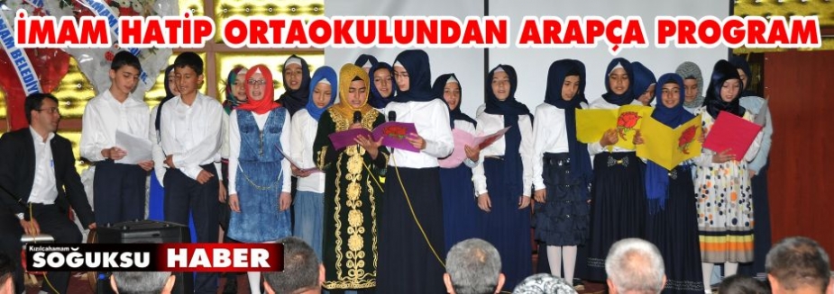 İMAM HATİP ORTAOKULUNDAN ARAPÇA PROGRAM