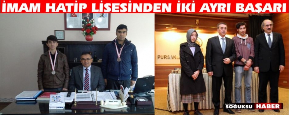 İMAM HATİPTEN İKİ BAŞARI