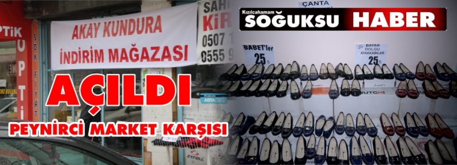 İNDİRİM MAĞAZASI AÇILDI