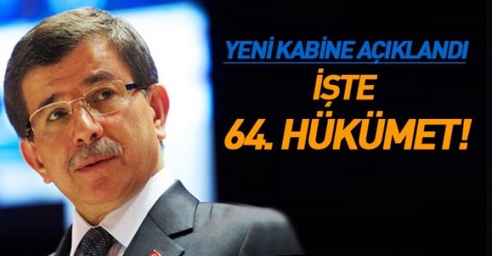 İŞTE YENİ BAKANLAR KURULU