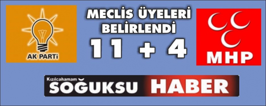 İŞTE YENİ BELEDİYE MECLİS ÜYELERİ