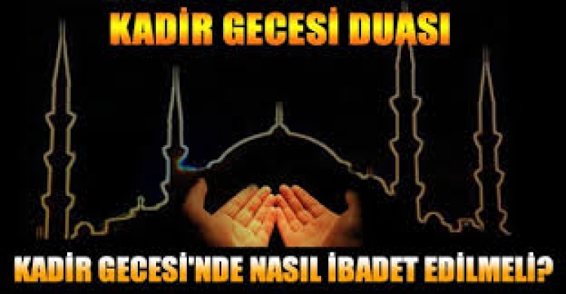 KADİR GECENİZ MÜBAREK OLSUN