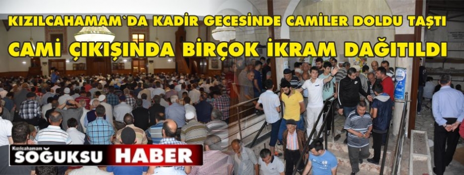 KADİR GECESİ ÇOŞKUSU CAMİLERE SIĞMADI