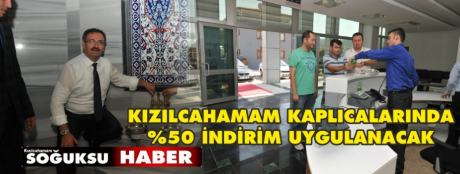 KAPLICALARDA %50İNDİRİM