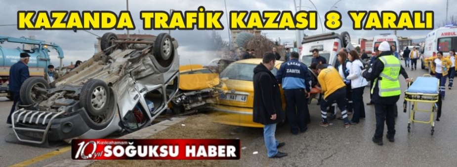 KAZANDA TRAFİK KAZASI