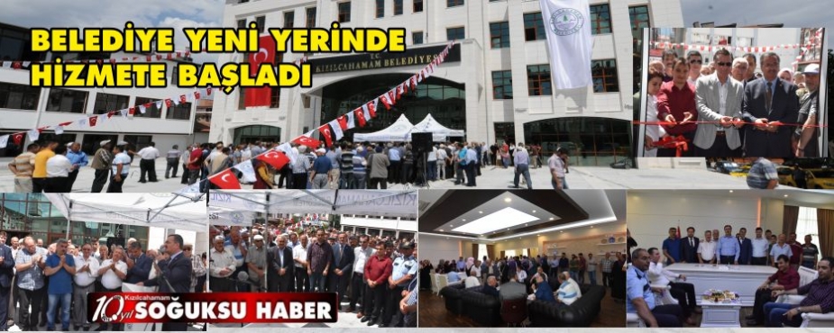  KIZILCAHAMAM BELEDİYESİ HİZMET BİNASI HİZMETE GİRDİ