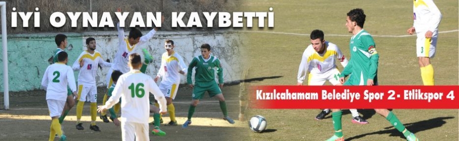 KIZILCAHAMAM BELEDİYESİ U-19 LİDERLE KARŞILAŞTI