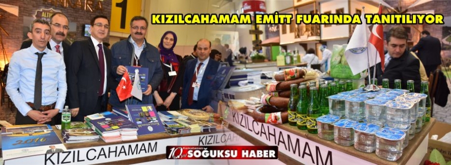  KIZILCAHAMAM EMİT FUARINDA TANITILIYOR