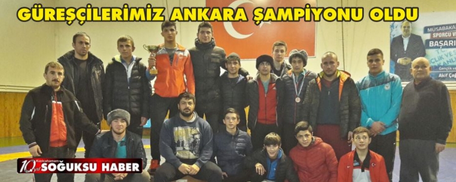 KIZILCAHAMAM GÜREŞ TAKIMI ŞAMPİYON OLDU