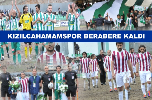 KIZILCAHAMAM LİDERİ 1 PUANLA UĞURLADI 
