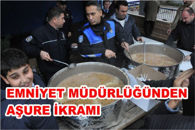KIZILCAHAMAM POLİSİNDEN AŞURE İKRAMI