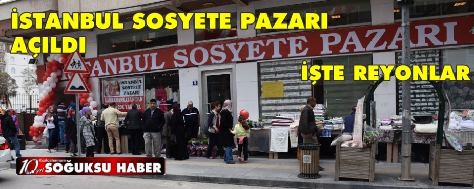  KIZILCAHAMAM'A SOSYETE PAZARI AÇILDI