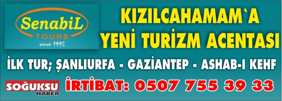 KIZILCAHAMAM'A YENİBİR TURİZM ACENTASI