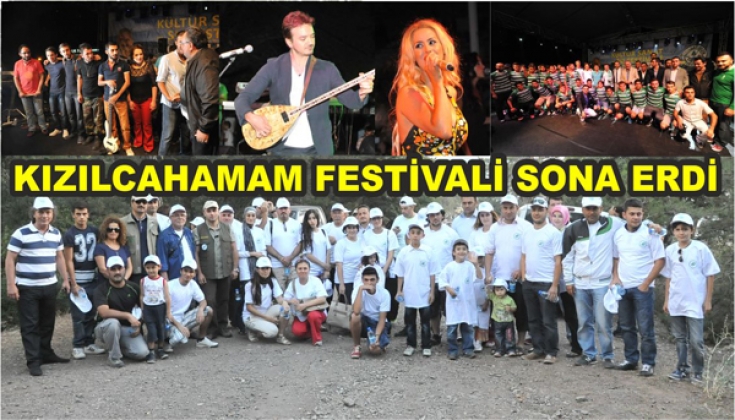 KIZILCAHAMAM'DA FESTİVAL SONA ERDİ