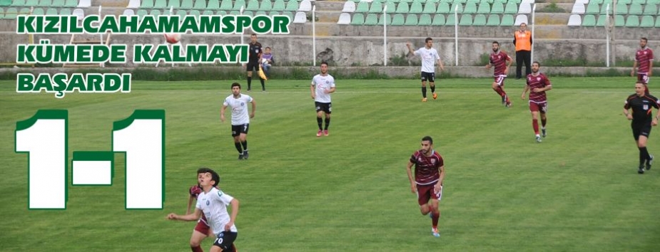 KIZILCAHAMAMSPOR 1 BAMDIRMASPOR 1