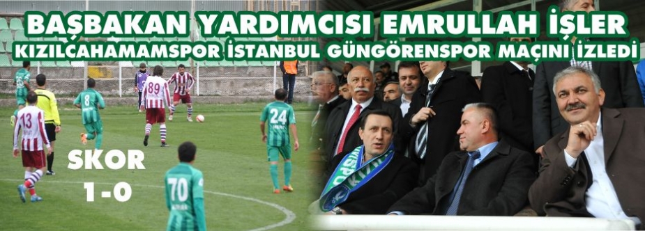 KIZILCAHAMAMSPOR GOLE ENGEL OLAMADI