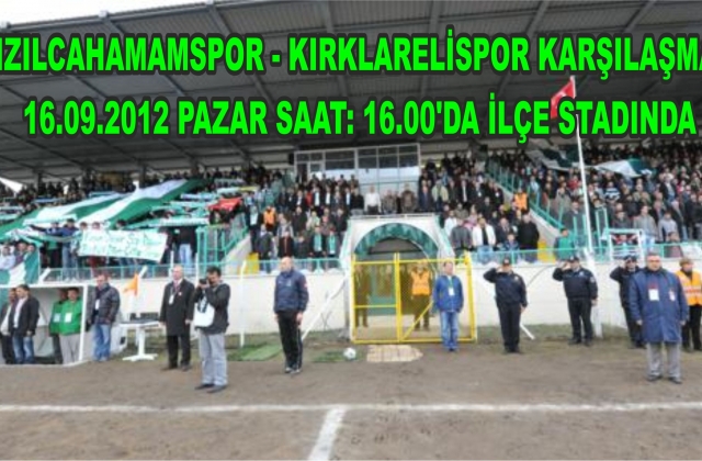 KIZILCAHAMAMSPOR İLÇE STADINDA İLK KARŞILAŞMASINA ÇIKIYOR