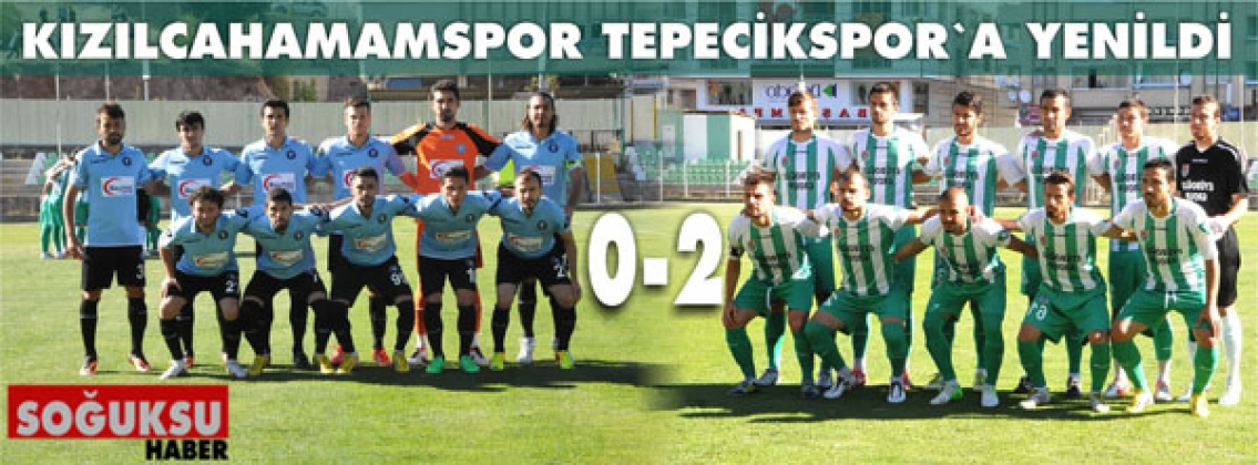 KIZILCAHAMAMSPOR KENDİ EVİNDE YENİLDİ