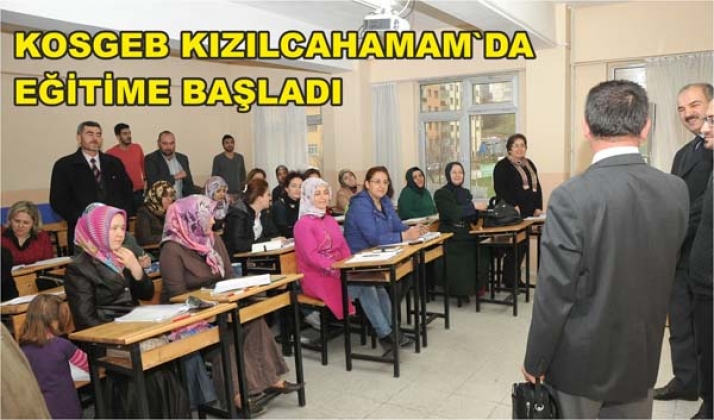KOSKEB KURSU BAŞLADI
