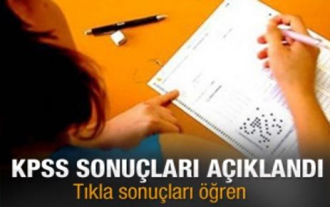 KPSS SONUCUNU ÖĞREN
