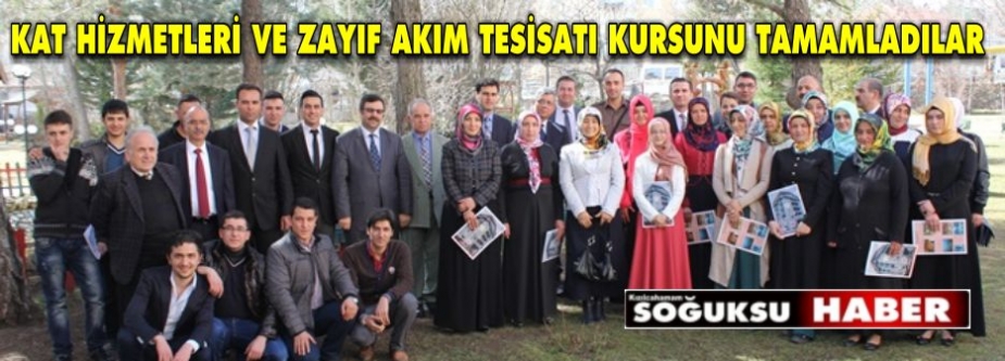 KURSU BAŞARIYLA TAMAMLADILAR