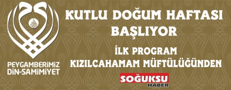 KUTLU DOĞUM HAFTASI BAŞLIYOR