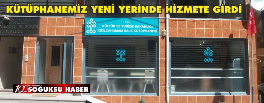 KÜTÜPHANEMİZ YENİ YERİNDE HİZMETE GİRDİ