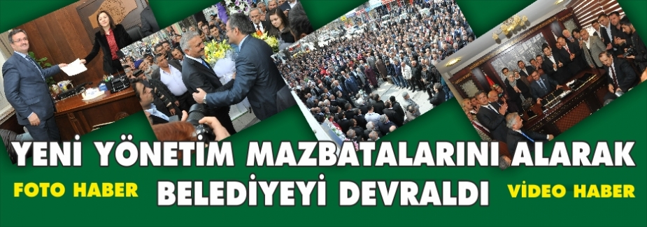 MAZBATA ALINDI BELEDİYE DEVREDİLDİ