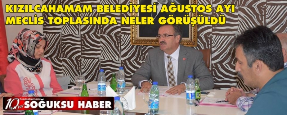 MECLİS TOPLANTISINDA NELER GÖRÜŞÜLDÜ