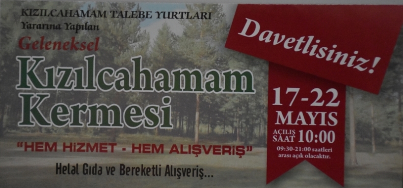MERKEZ TALEBE YURDU KERMES DÜZENLİYOR MERKEZ TALEBE YURDU KERMES DÜZENLİYOR