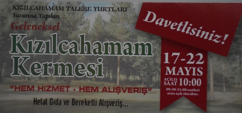 MERKEZ TALEBE YURDU KERMES DÜZENLİYOR