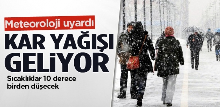 METEOROLOJİ UYARDI