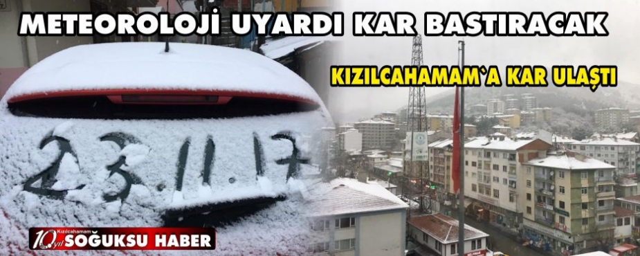  METEOROLOJİ UYARDI: KAR GELİYOR!