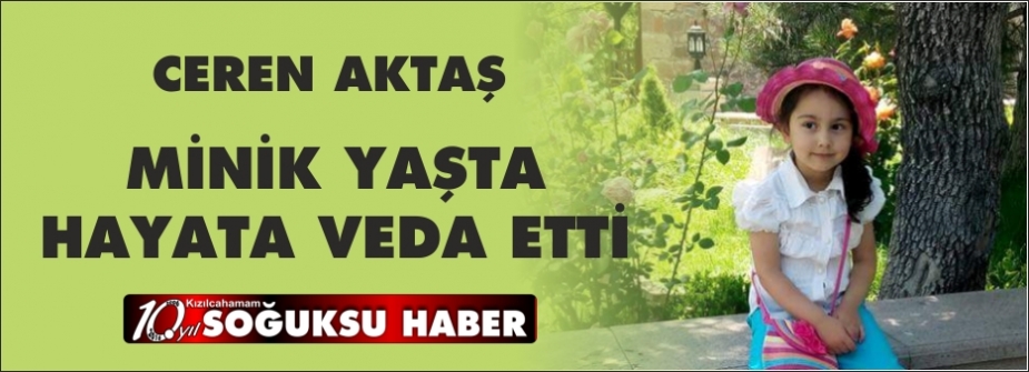 MİNİK CEREN HAYATA VEDA ETTİ