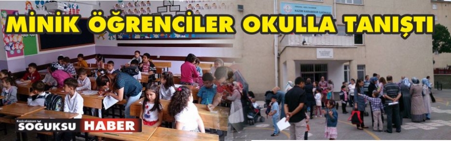 MİNİK ÖĞRENCİLERİN HEYECANLI GÜNÜ