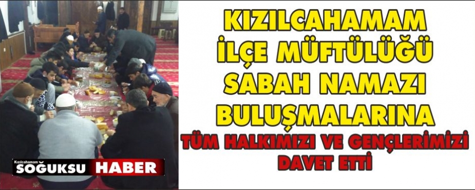 MÜFTÜLÜKTEN SABAH NAMAZI BULUŞMASI