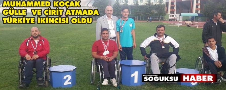 MUHAMMED KOÇAK TÜRKİYE İKİNCİSİ OLDU