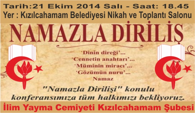 NAMAZLA DİRİLİŞ