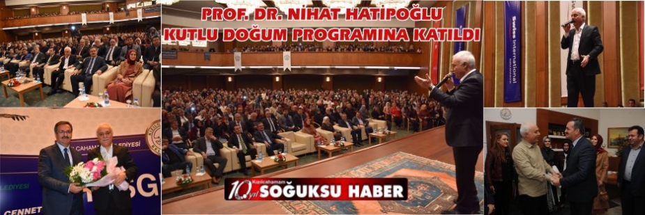 NİHAT HATİPOĞLU KIZILCAHAMAMDA KUTLU DOĞUM PROGRAMINA KATILDI