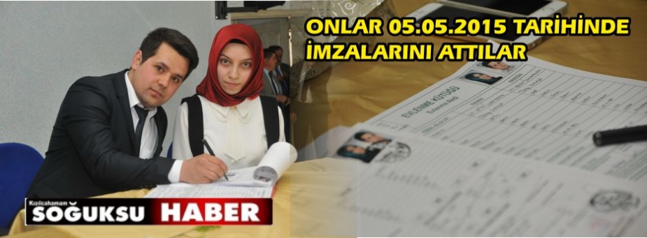 NİKAHLARI ÖZEL TARİHTE KIYILDI