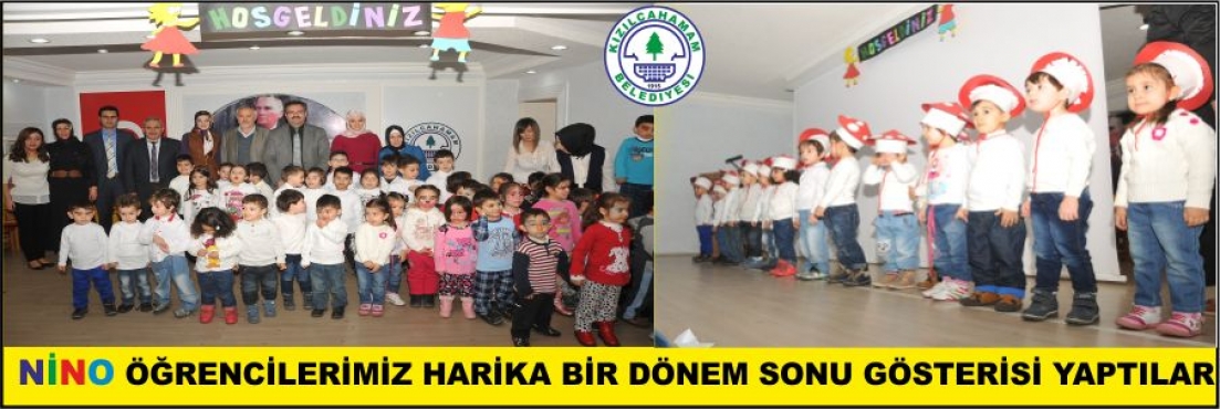  NİNO ÖĞRENCİLERİNDEN DÖNEM SONU GÖSTERİSİ