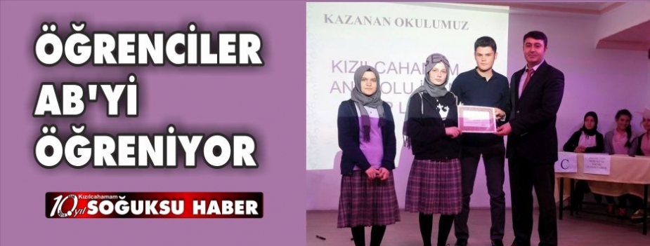  ÖĞRENCİLER AB’Yİ ÖĞRENİYOR