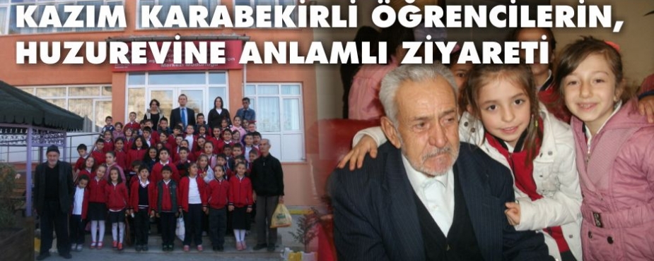 ÖĞRENCİLERDEN ANLAMLI ZİYARET