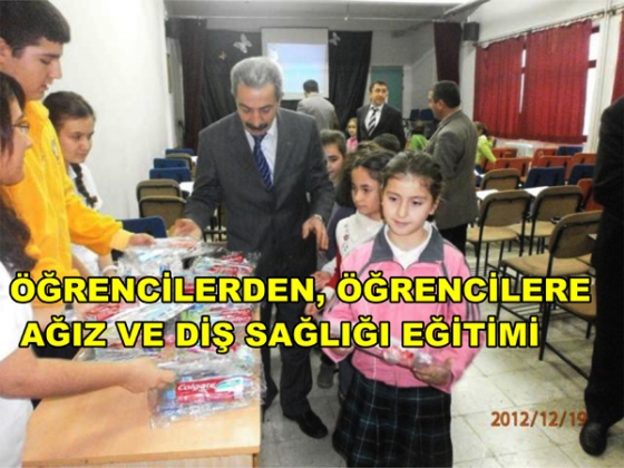 ÖĞRENCİLERDEN ÖĞRENCİLERE DİŞ SAĞLIĞI EĞİTİMİ