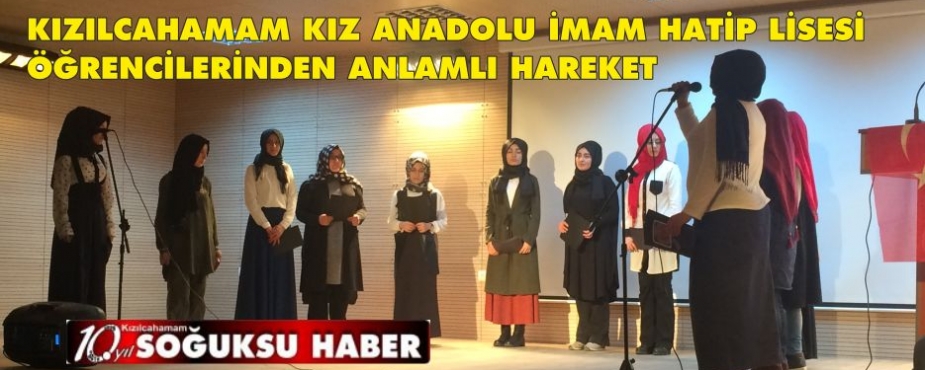 ÖĞRENCİLERİNDEN ANLAMLI HAREKET