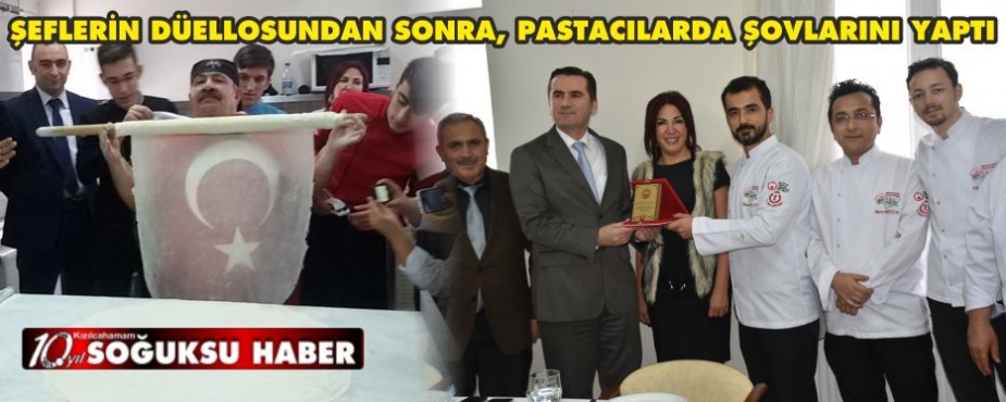  PASTACILAR ŞOVLARINI YAPTI