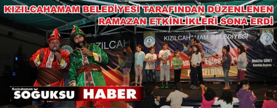 RAMAZAN ETKİNLİKLERİ SONA ERDİ