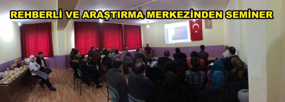 REHBERLİK MERKEZİNDEN 