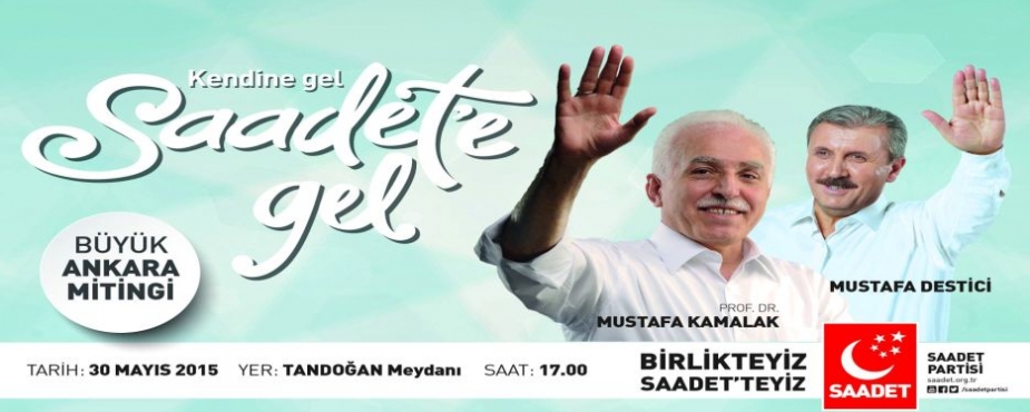 SAADET PARTİSİ İLÇE BAŞKANLIĞINDAN DAVET