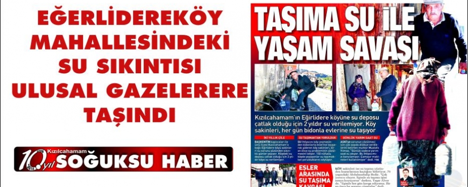 SABAH GAZETESİ BU MANŞETİ ATTI